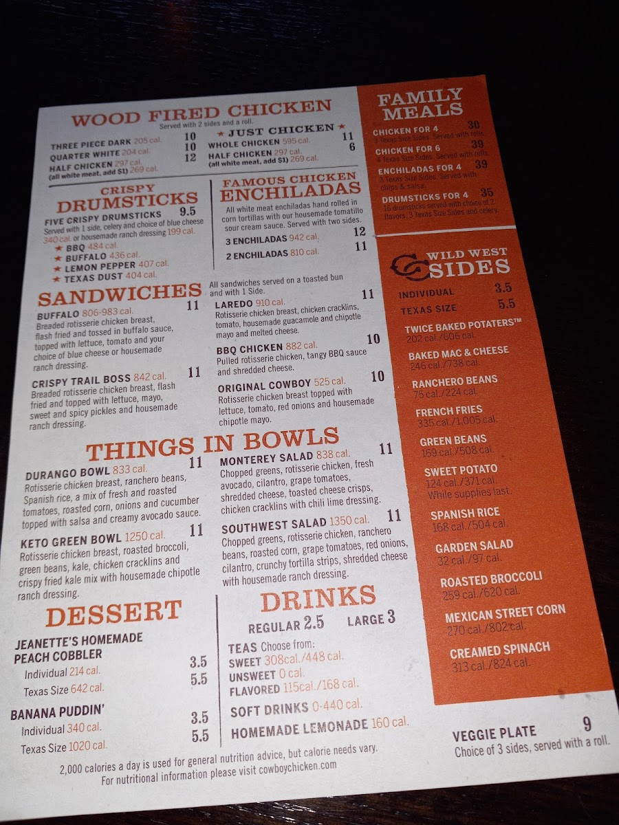 Menu Cowboy Chicken-1
