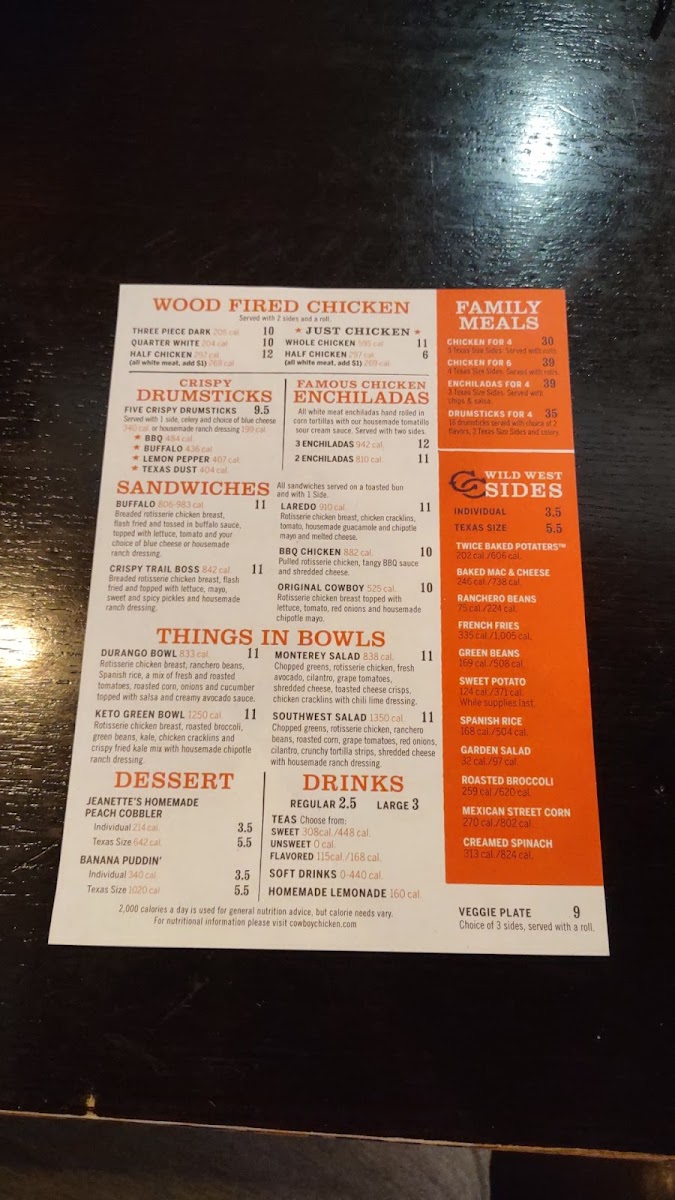 Menu Cowboy Chicken-2
